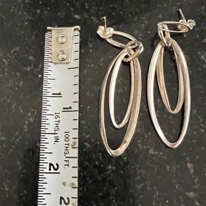 Silpada double hoop earrings